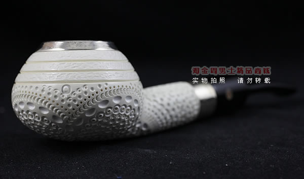 进口烟具 原装正品土耳其ALTINAY海泡石烟斗|6件套装银圈224-1