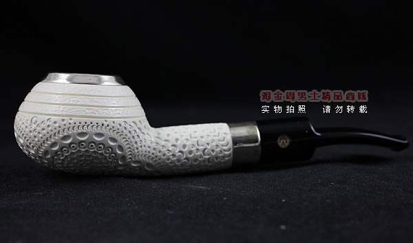 进口烟具 原装正品土耳其ALTINAY海泡石烟斗|6件套装银圈224-4