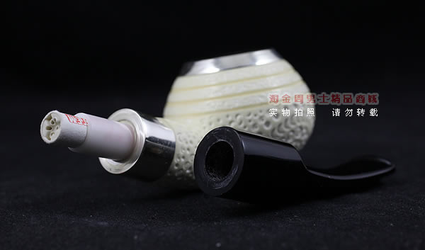 进口烟具 原装正品土耳其ALTINAY海泡石烟斗|6件套装银圈225-7