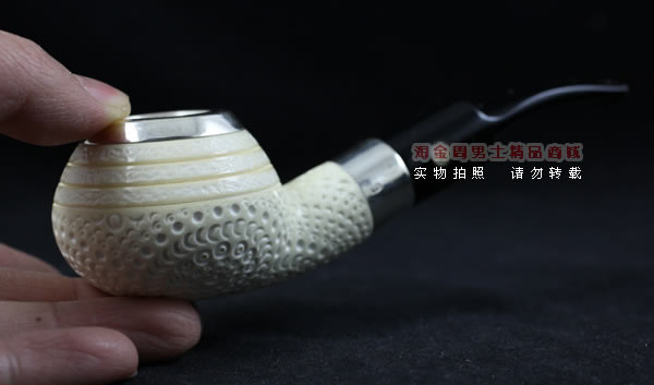 进口烟具 原装正品土耳其ALTINAY海泡石烟斗|6件套装银圈225-9