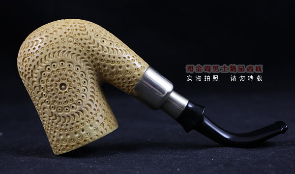 进口烟具 原装正品土耳其ALTINAY海泡石烟斗|6件套装银圈226-5
