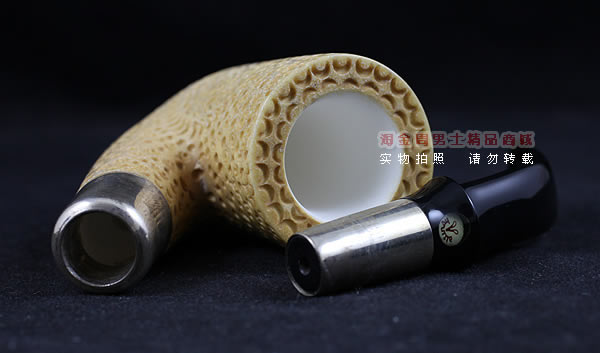 进口烟具 原装正品土耳其ALTINAY海泡石烟斗|6件套装银圈226-7