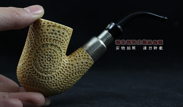 进口烟具 原装正品土耳其ALTINAY海泡石烟斗|6件套装银圈226-9