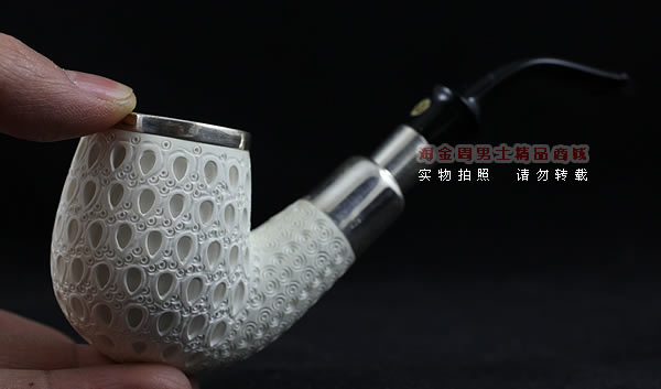 进口烟具 原装正品土耳其ALTINAY海泡石烟斗|6件套装银圈227-10