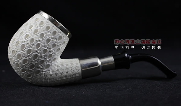 进口烟具 原装正品土耳其ALTINAY海泡石烟斗|6件套装银圈227-4