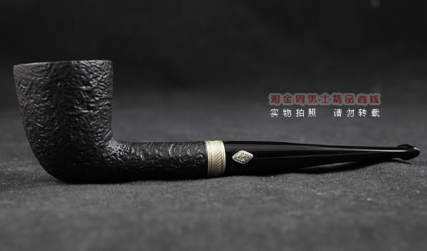 进口烟具◎正品意大利brebbia石楠木烟斗◎五件套装银圈喷砂4001-4