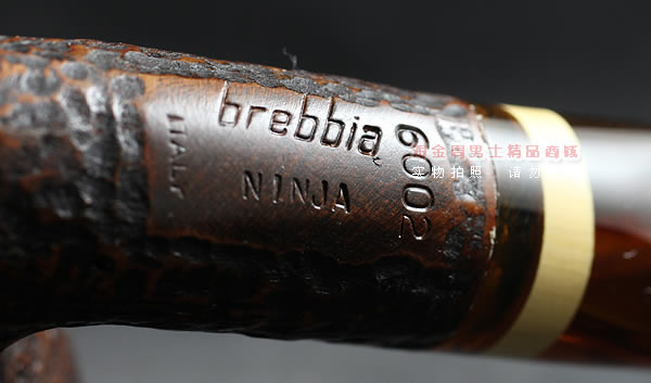 进口烟具 正品意大利brebbia芭比石楠木烟斗 6件套装忍者粗面6002-9