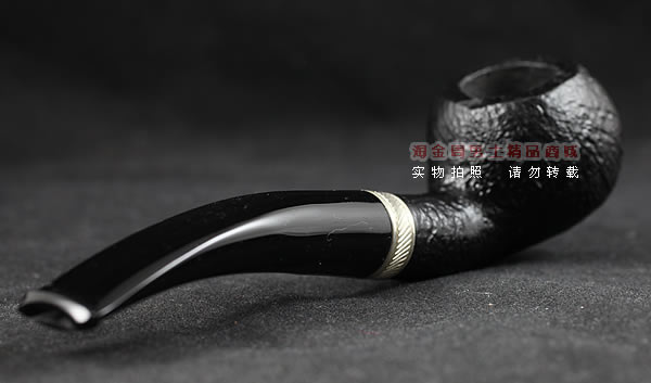 进口烟具 正品意大利brebbia芭比石楠木烟斗 六件套装银圈喷砂601-3