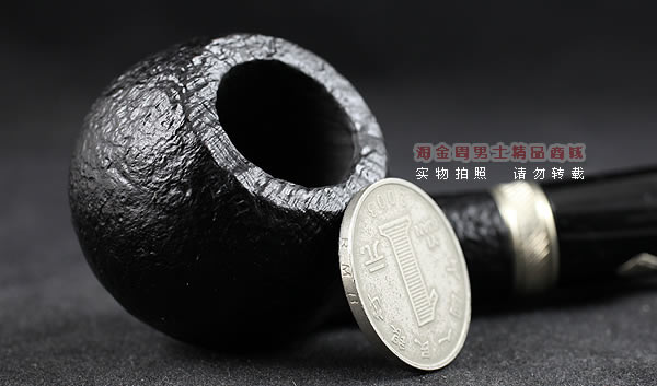 进口烟具 正品意大利brebbia芭比石楠木烟斗 六件套装银圈喷砂601-5