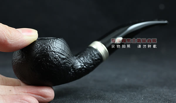 进口烟具 正品意大利brebbia芭比石楠木烟斗 六件套装银圈喷砂601-9