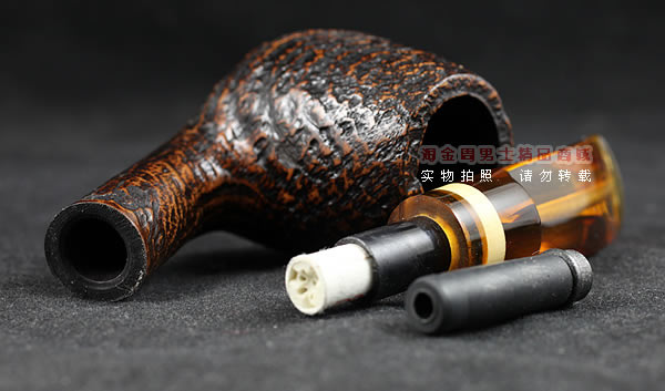 进口烟具 正品意大利brebbia芭比石楠木烟斗 六件套装忍者粗面839-7