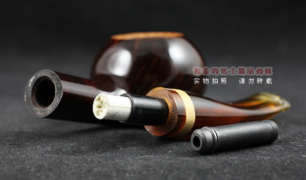 进口烟具 正品意大利brebbia芭比石楠木烟斗 六件套装忍者棕色301-7