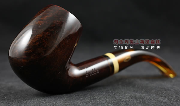 进口烟具 正品意大利brebbia芭比石楠木烟斗 6件套装忍者棕色6002-1