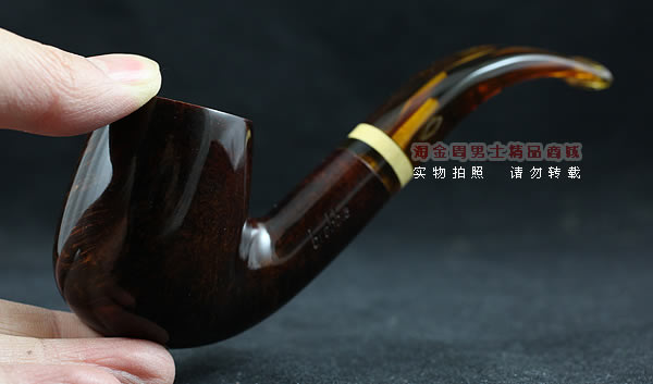 进口烟具 正品意大利brebbia芭比石楠木烟斗 6件套装忍者棕色6002-12