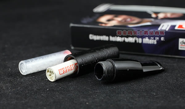 进口烟具 正品德国denicotea石楠木烟嘴 送9MM晶石滤芯10支20249-2