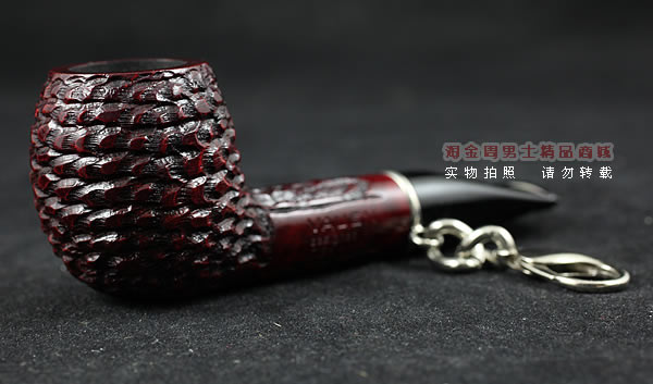 原装进口 正品德国华云VAUEN石楠木银圈烟斗 特惠6件套装刻花直斗B-1
