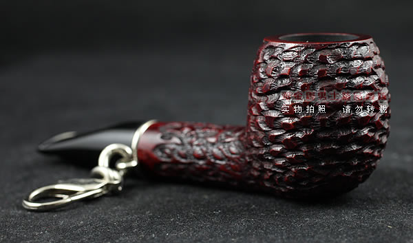 原装进口 正品德国华云VAUEN石楠木银圈烟斗 特惠6件套装刻花直斗B-2