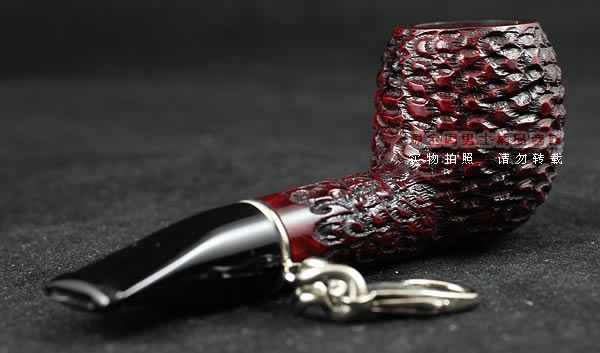 原装进口 正品德国华云VAUEN石楠木银圈烟斗 特惠6件套装刻花直斗B-3