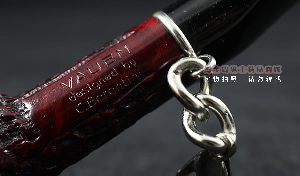 原装进口 正品德国华云VAUEN石楠木银圈烟斗 特惠6件套装刻花直斗B-8