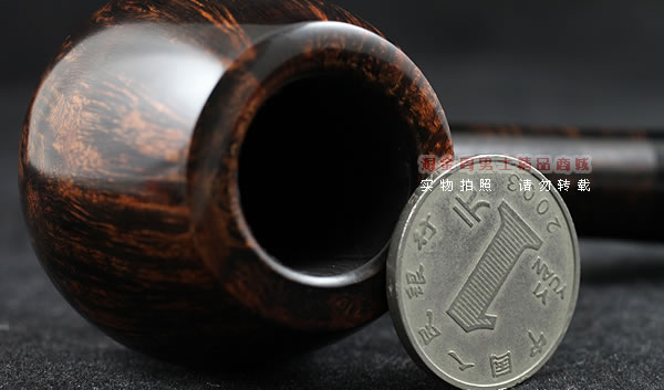 原装正品 进口丹麦大师KAI NIELSEN石楠木烟斗 火焰纹D级Kai39-7