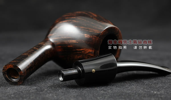 原装正品 进口丹麦大师KAI NIELSEN石楠木烟斗 火焰纹D级Kai39-8