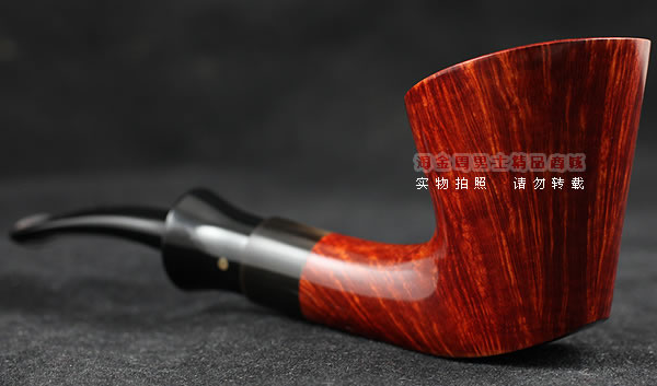 原装正品 进口丹麦大师KAI NIELSEN石楠木烟斗 火焰纹D级Kai40-2