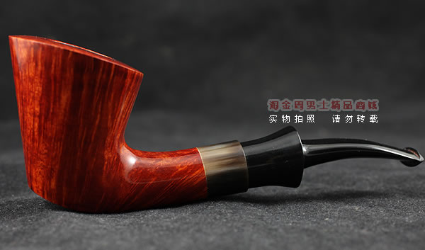 原装正品 进口丹麦大师KAI NIELSEN石楠木烟斗 火焰纹D级Kai40-4