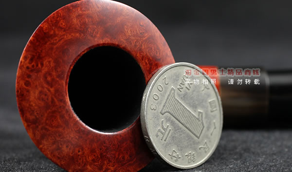 原装正品 进口丹麦大师KAI NIELSEN石楠木烟斗 火焰纹D级Kai40-7