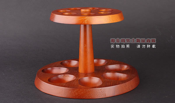 香港西格朗sikarlan实木烟斗架 圆型7斗架PH-003-1