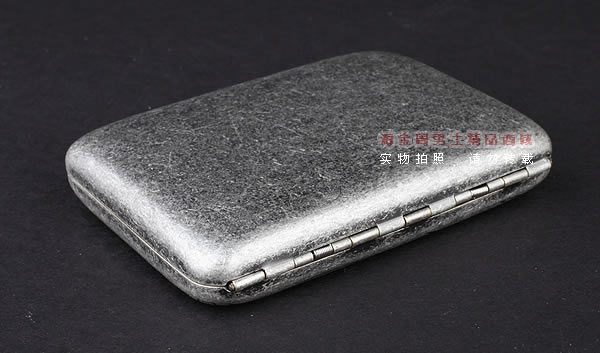 正品 双枪 16支装 纯铜烟盒 铬印-1