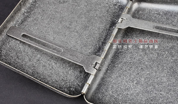 正品 双枪 16支装 纯铜烟盒 铬印-3