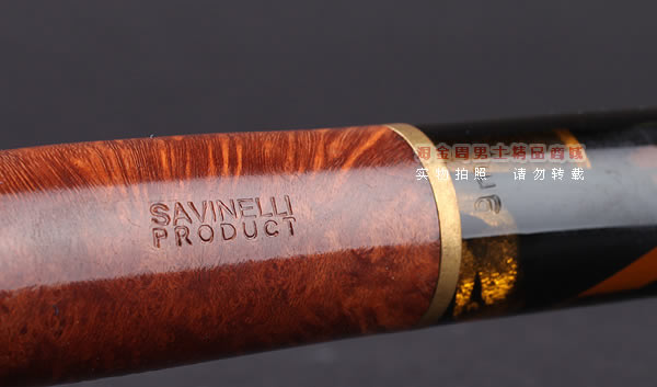 进口烟具 意大利沙芬SAVINELLI石楠木烟斗 六件套装老虎光面207-8