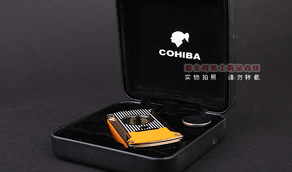 独特红外线触摸触点感应打火机 高希霸cohiba雪 茄打火机 火云26-7