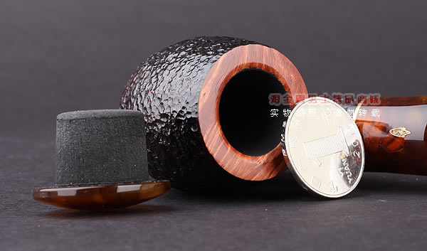 进口烟具 意大利沙芬SAVINELLI石楠木烟斗 六件套装有盖614K-5