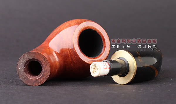 进口烟具 意大利沙芬SAVINELLI石楠木烟斗 六件套装老虎光面642-5