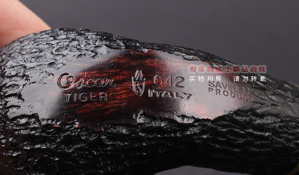 进口烟具 意大利沙芬SAVINELLI石楠木烟斗 六件套装老虎刻花642-7