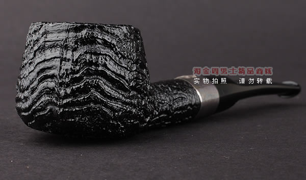 原装进口 爱尔兰彼得森peterson石楠木烟斗 12年纪念斗-黑砂粗面-1