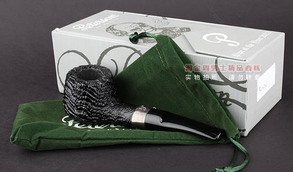 原装进口 爱尔兰彼得森peterson石楠木烟斗 12年纪念斗-黑砂粗面-11