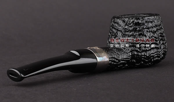 原装进口 爱尔兰彼得森peterson石楠木烟斗 12年纪念斗-黑砂粗面-3