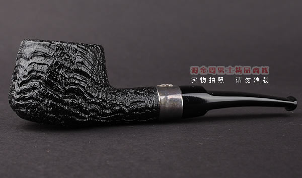 原装进口 爱尔兰彼得森peterson石楠木烟斗 12年纪念斗-黑砂粗面-4