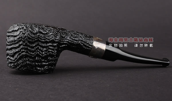 原装进口 爱尔兰彼得森peterson石楠木烟斗 12年纪念斗-黑砂粗面-5