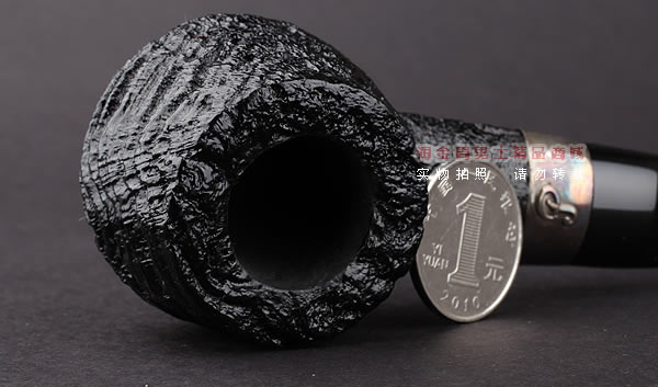 原装进口 爱尔兰彼得森peterson石楠木烟斗 12年纪念斗-黑砂粗面-6