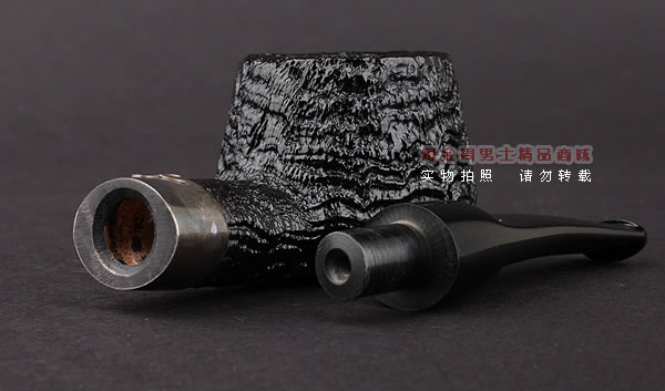 原装进口 爱尔兰彼得森peterson石楠木烟斗 12年纪念斗-黑砂粗面-7