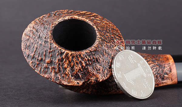 原装正品 进口意大利Luciano石楠木手工烟斗 12年限量斗粗面59-7