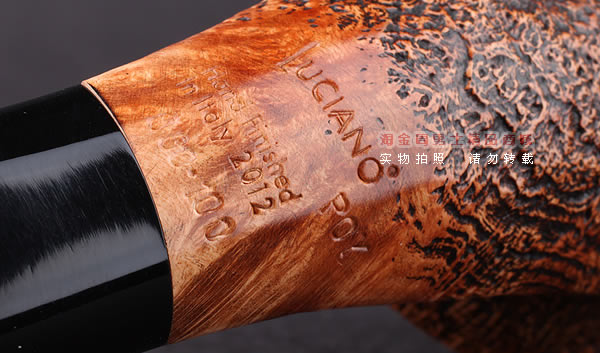 原装正品 进口意大利Luciano石楠木手工烟斗 12年限量斗粗面60-9