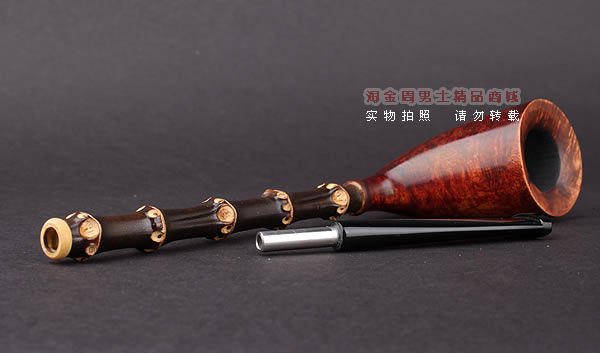 原装正品 加拿大Silver Castle进口石楠木手工烟斗 两游侠SC08-7