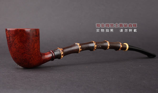 原装正品 加拿大Silver Castle进口石楠木手工烟斗 两游侠SC09-1