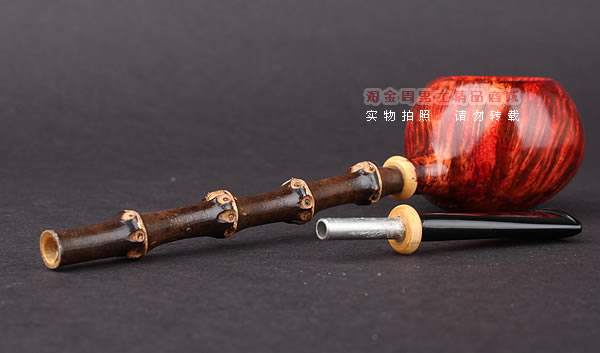 原装正品 加拿大Silver Castle进口石楠木手工烟斗 两游侠SC10-7