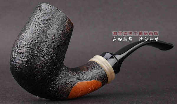 美国大师TODD M.JOHNSON Neptune进口石楠木手工烟斗 粗面TN01-1