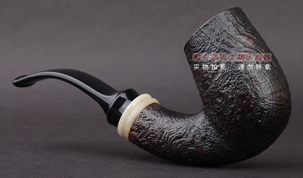 美国大师TODD M.JOHNSON Neptune进口石楠木手工烟斗 粗面TN01-2